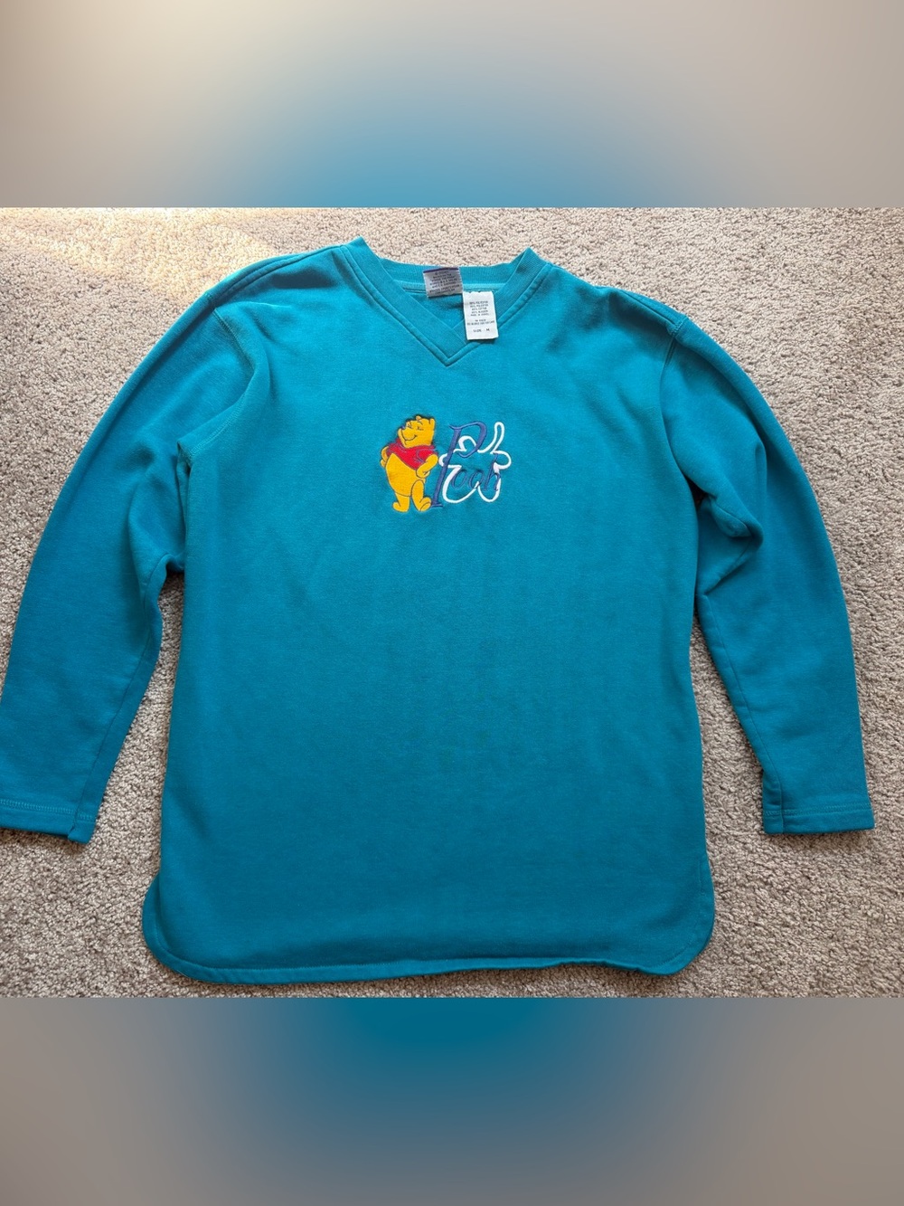 Vintage 90s Winnie The Pooh 100 Acre Collection Womens Sweatshirt Medium Disney